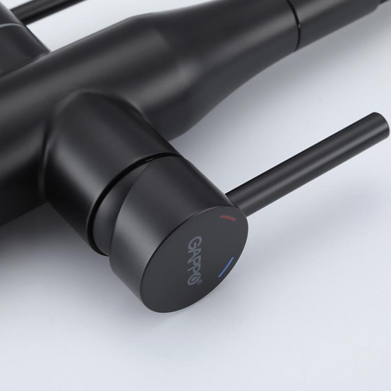 Смеситель для кухни Gappo G4399-66, черный фото 38