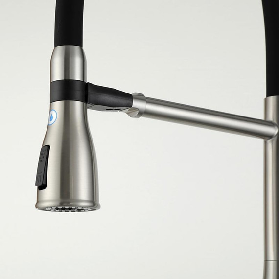 Смеситель для кухни Gappo G4399-75, сатин/черный фото 28