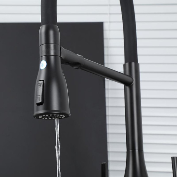 Смеситель для кухни Gappo G4399-76, черный фото 9