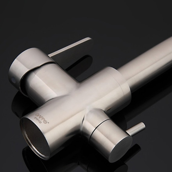 Смеситель для кухни Gappo G4399, сатин фото 10