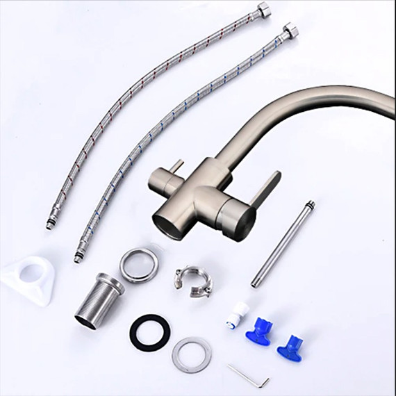 Смеситель для кухни Gappo G4399, сатин фото 11