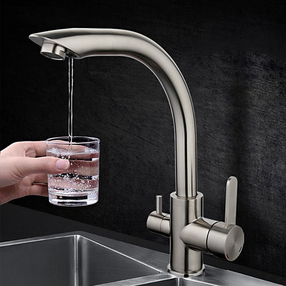 Смеситель для кухни Gappo G4399, сатин фото 5