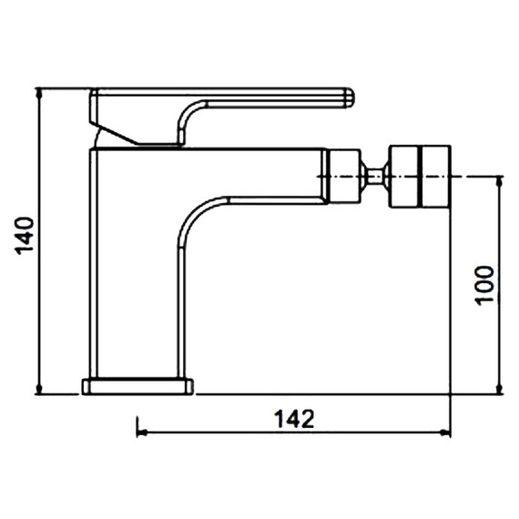 Смеситель для биде Gappo G5017-6, черный фото 3