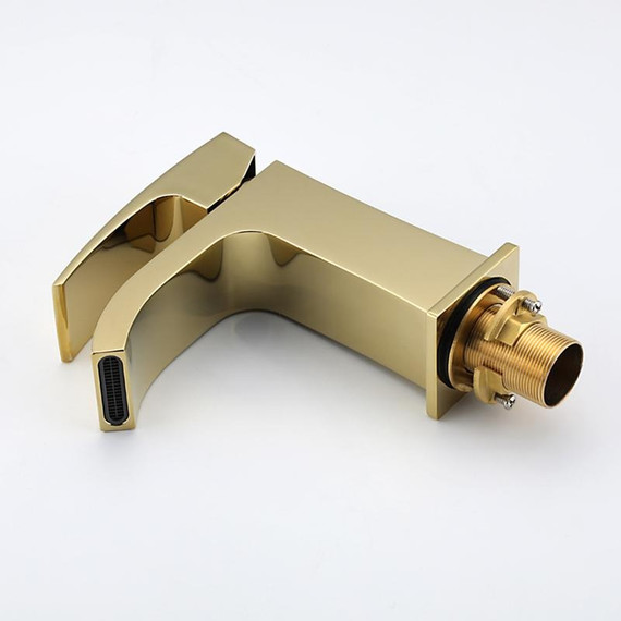 Смеситель для раковины Gappo G1007-3, золото фото 13