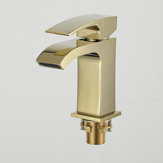 Смеситель для раковины Gappo G1007-3, золото фото 9