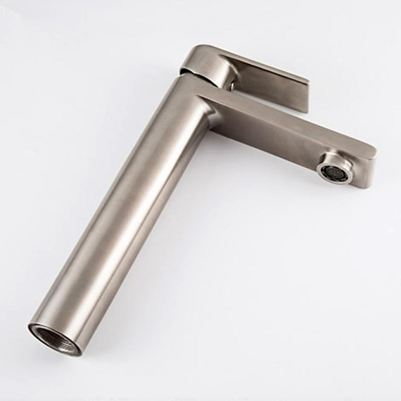 Смеситель для раковины высокий Gappo G1099-22, сатин фото 6