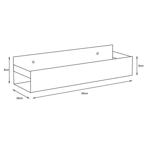 Полочка Boheme Q 10965-CB, цвет брашированная медь фото 2
