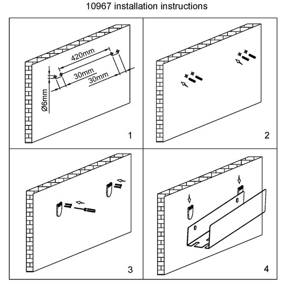 Полочка Boheme Free 10967-BR, цвет бронза фото 6