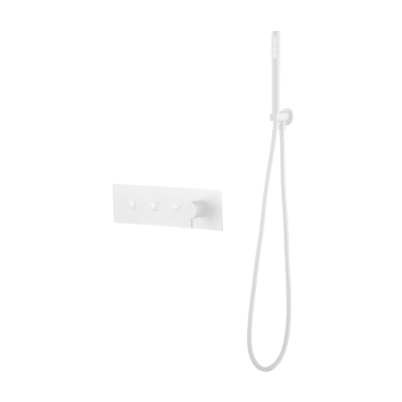 Душевая система для душа Boheme Fusion 130-SYS-MW (со скрытой частью) белый фото 