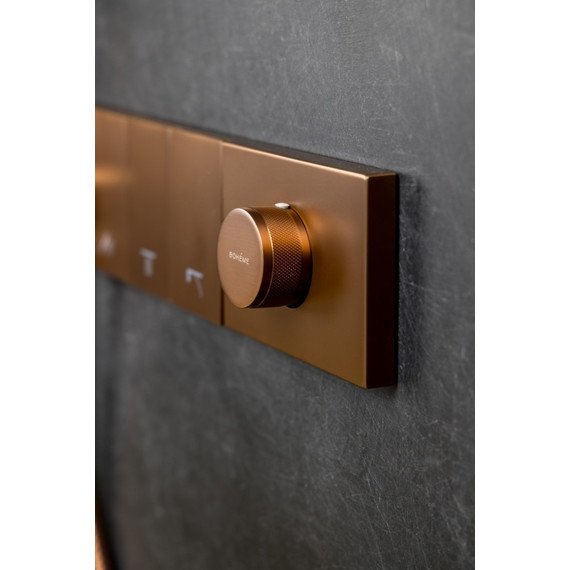 Душевая система для душа Boheme Zodiac 132-BRB, брашированная бронза фото 5