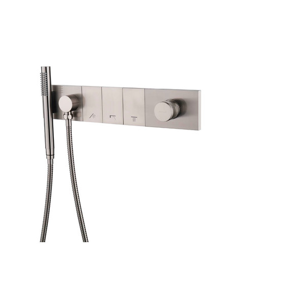 Душевая система для душа Boheme ZODIAC 132-SYS-NB (со скрытой частью) никель фото 