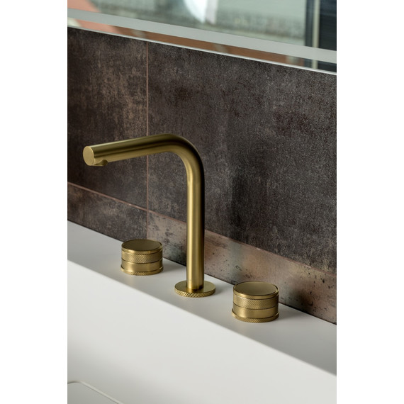 Смеситель для раковины Boheme Prestige 152-MG-PR, золото матовое фото 2