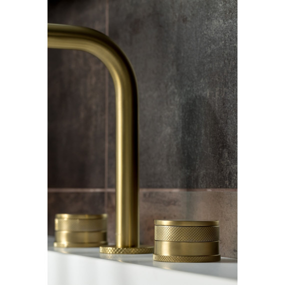 Смеситель для раковины Boheme Prestige 152-MG-PR, золото матовое фото 3