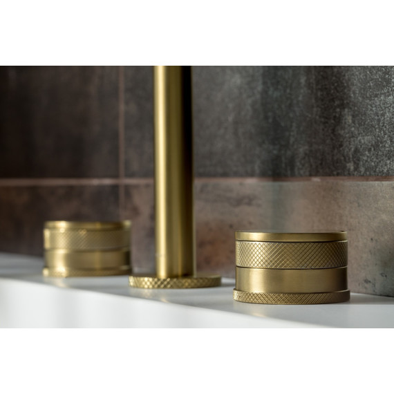 Смеситель для раковины Boheme Prestige 152-MG-PR, золото матовое фото 4