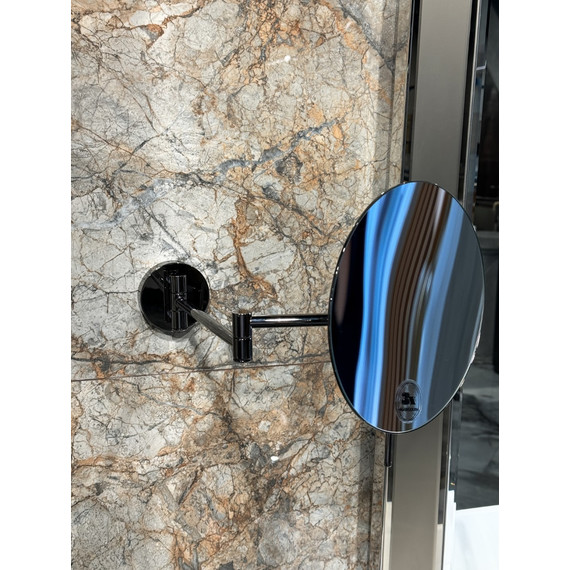 Зеркало косметическое настенное Boheme 508-SGM, цвет графит глянец фото 2