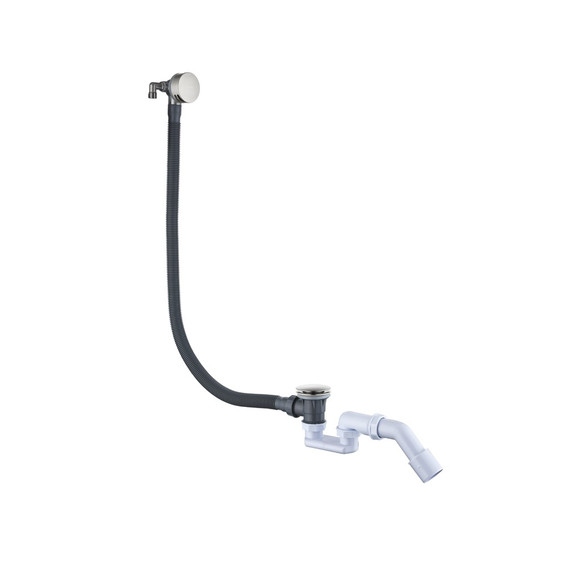 Сифон для ванны Boheme 631-NB Click-Clack, никель фото 