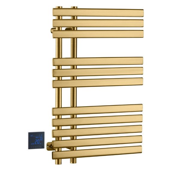 Полотенцесушитель электрический Boheme Venturo П11 500х800 мм 723-BR (скрытое подключение слева) бронза фото 