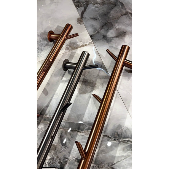 Полотенцесушитель электрический Boheme OAK П1 1500x201 мм 724-50-BRB, брашированная бронза фото 5