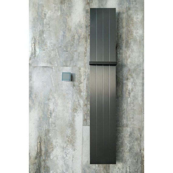 Полотенцесушитель электрический Boheme FLAT П4 1500x250 мм 725-B, чёрный фото 2