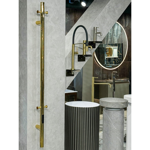 Полотенцесушитель электрический Boheme Uno П1 1500x122 мм 726-BR, бронза фото 2