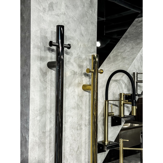 Полотенцесушитель электрический Boheme Uno П1 1500x122 мм 726-G, золото фото 3