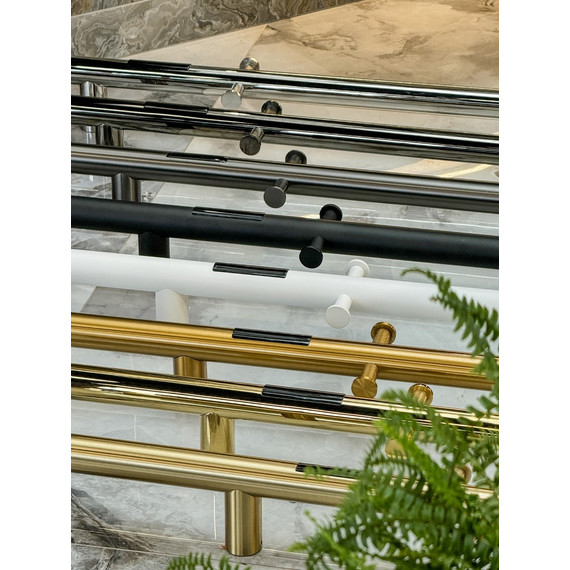 Полотенцесушитель электрический Boheme Uno П1 1500x122 мм 726-MG, золото матовое фото 6