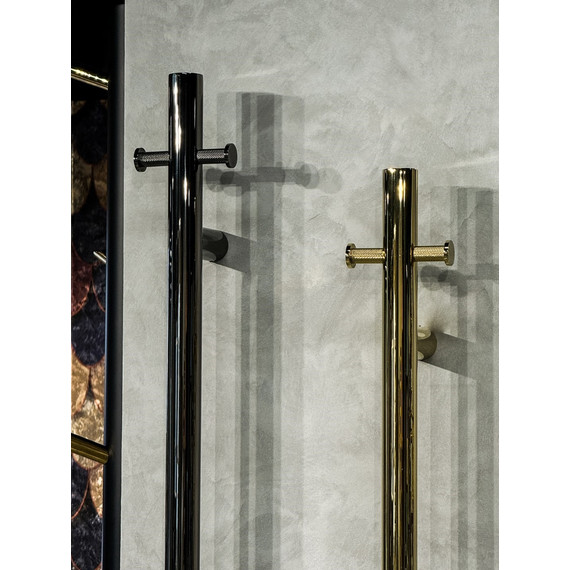 Полотенцесушитель электрический Boheme Uno П1 1500x122 мм 726-SGM, графит глянец фото 3