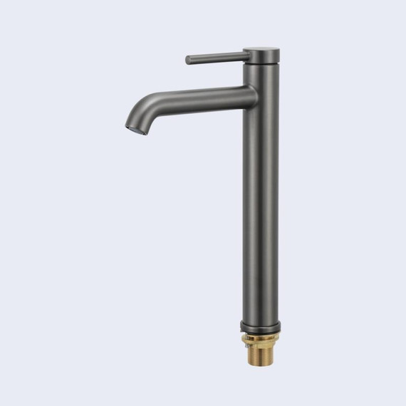 Смеситель для раковины высокий Gappo G06-9 G1006-29, оружейная сталь, Цвет производителя: оружейная сталь фото 12