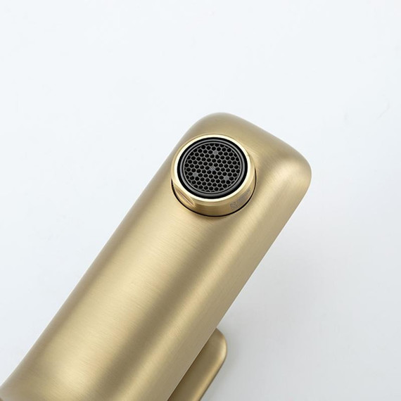 Смеситель для раковины Gappo G48-3 G1048-3, золото сатин, Цвет производителя: золото сатин фото 19