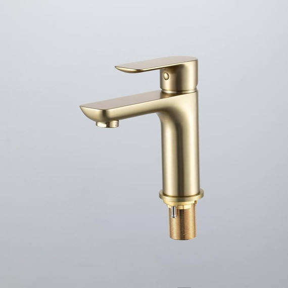 Смеситель для раковины Gappo G48-3 G1048-3, золото сатин, Цвет производителя: золото сатин фото 14