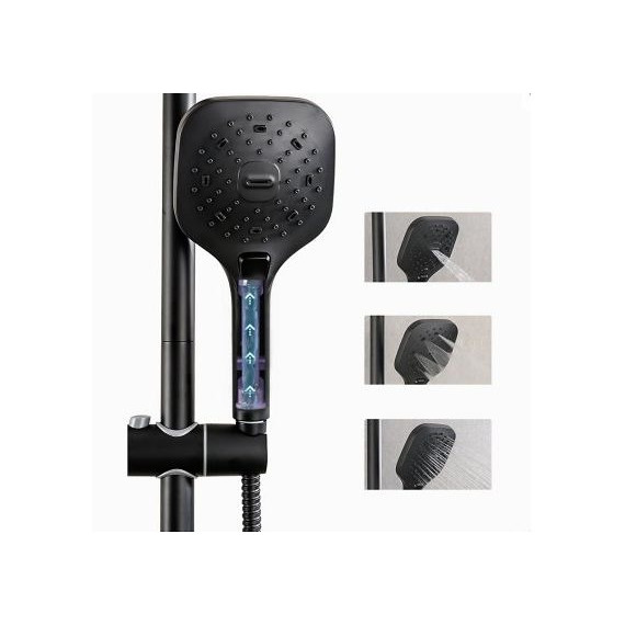 Душевая стойка Gappo G2450, черный фото 6