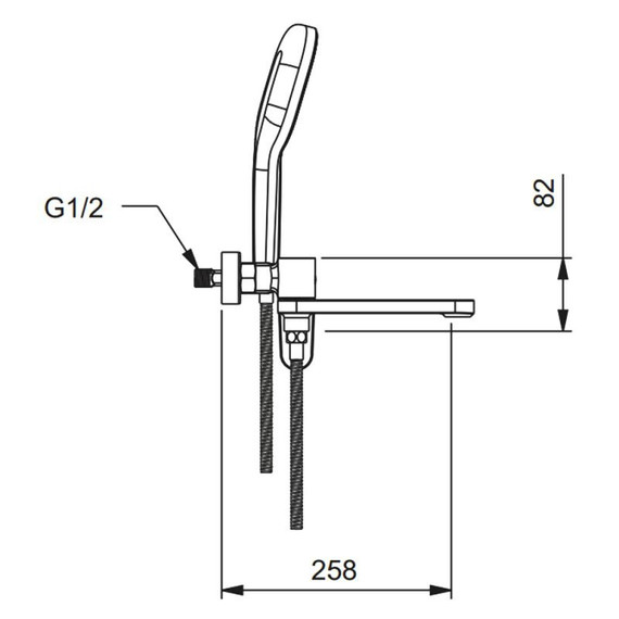 Смеситель для ванны с выдвижным изливом Gappo G10-3 G3210-3, золото сатин, Цвет производителя: золото сатин фото 27