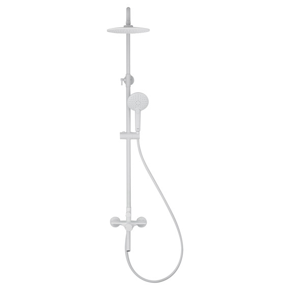 Душевая стойка Wonzon & Woghand Click WW-N3S962-MW, белый матовый фото 