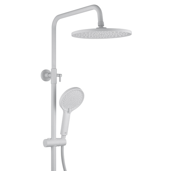 Душевая стойка с термостатом Wonzon & Woghand The one WW-B3094-MW, белый матовый фото 6