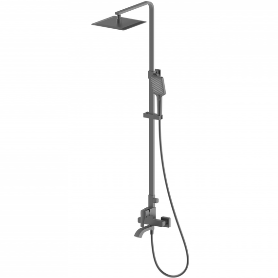Душевая стойка Wonzon & Woghand Flex WW-88047072-BGM, тёмный графит брашированный фото 