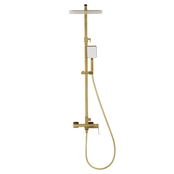 Душевая стойка Wonzon & Woghand Diamond WW-88739011-BG, золото брашированное фото 2