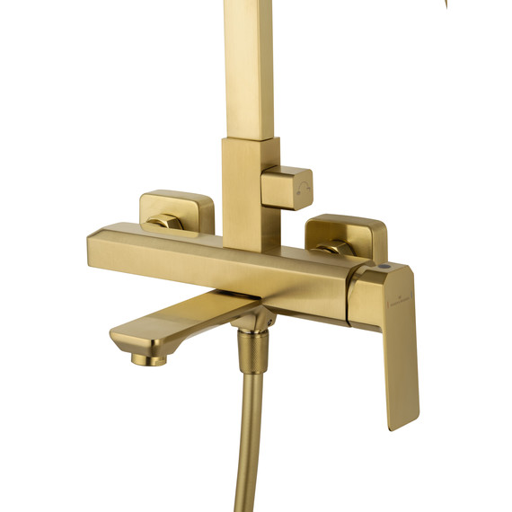 Душевая стойка Wonzon & Woghand Diamond WW-88739011-BG, золото брашированное фото 3
