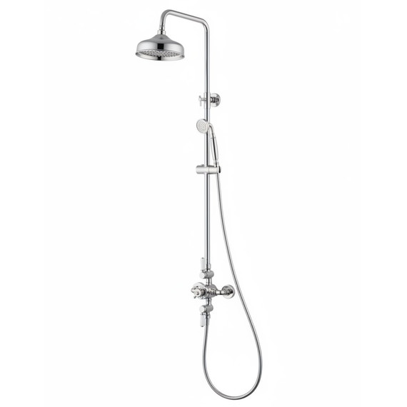 Душевая стойка с термостатом Wonzon & Woghand Retro WW-B3041-CR фото 