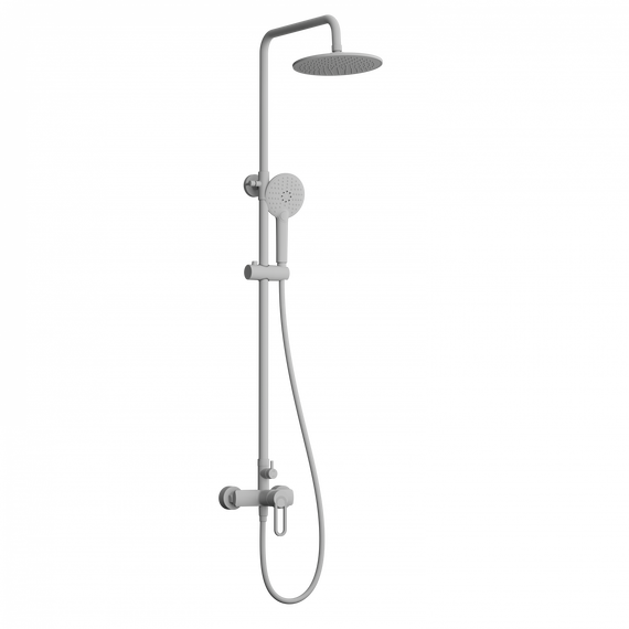 Душевая стойка Wonzon & Woghand WW-B2166-A-MW, белый матовый фото 