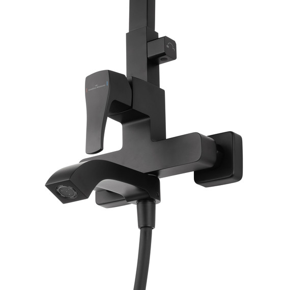 Душевая стойка Wonzon & Woghand Flex WW-88047072-MB, чёрный матовый фото 4