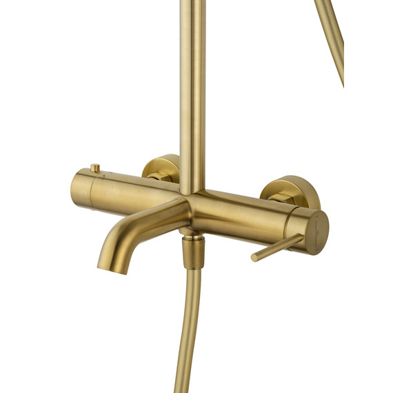 Душевая стойка Wonzon & Woghand Stick WW-88739017-BG, золото брашированное фото 3