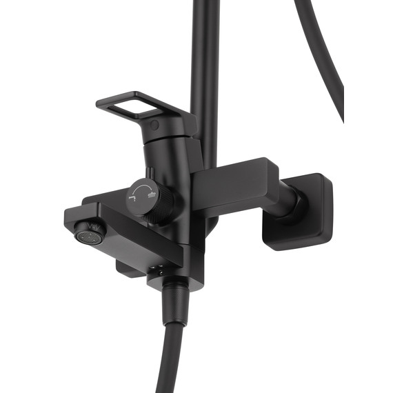 Душевая стойка Wonzon & Woghand Frame WW-88739010-MB, чёрный матовый фото 4