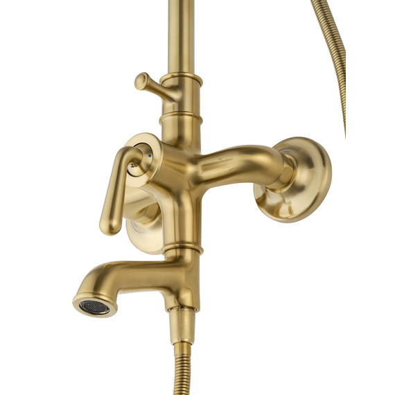 Душевая стойка Wonzon & Woghand Steam WW-88739008-BG, золото брашированное фото 4