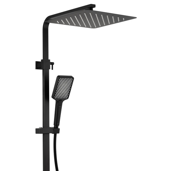 Душевая стойка Wonzon & Woghand Diamond WW-88739011-MB, чёрный матовый фото 5