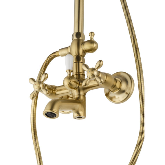 Душевая стойка Wonzon & Woghand Retro WW-88739020-BG, золото брашированное фото 4