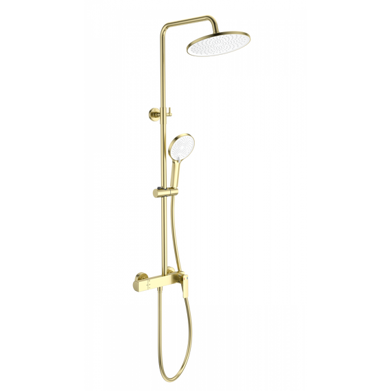 Душевая стойка Wonzon & Woghand WW-B3517-BG, золото брашированное фото 