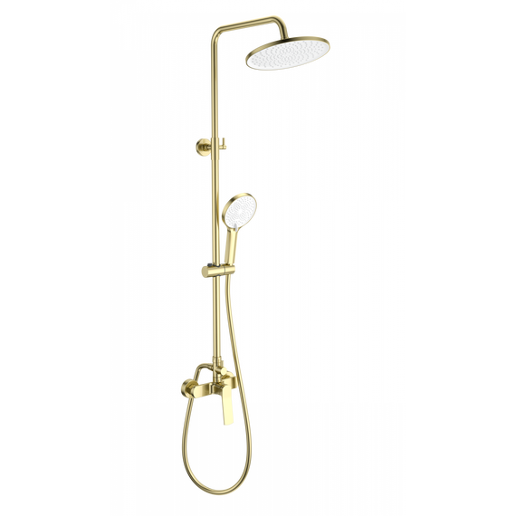 Душевая стойка Wonzon & Woghand WW-B3200-BG, золото брашированное фото 