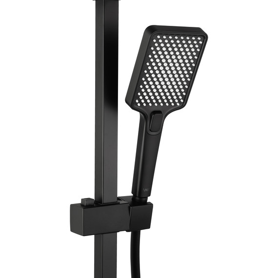 Душевая стойка Wonzon & Woghand Cube WW-88739016-MB, чёрный матовый фото 6