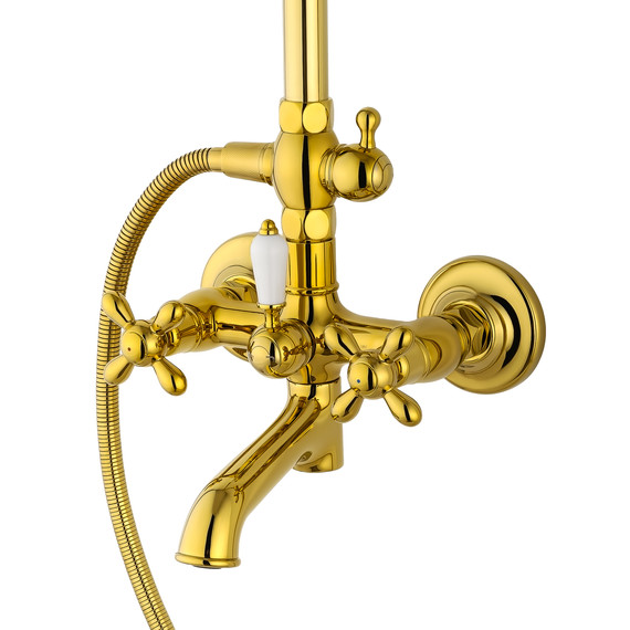 Душевая стойка Wonzon & Woghand Retro WW-88739020-PG, золото глянцевое фото 2