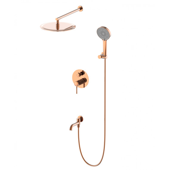 Душевая система для ванны Wonzon & Woghand Tor WW-88939073-RG, розовое золото фото 